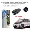 EVSE EV Adaptor 32A J1772 Type 1 To Type 2 Plug EV Adapter, Electric Cars Vehicle Charger Charging