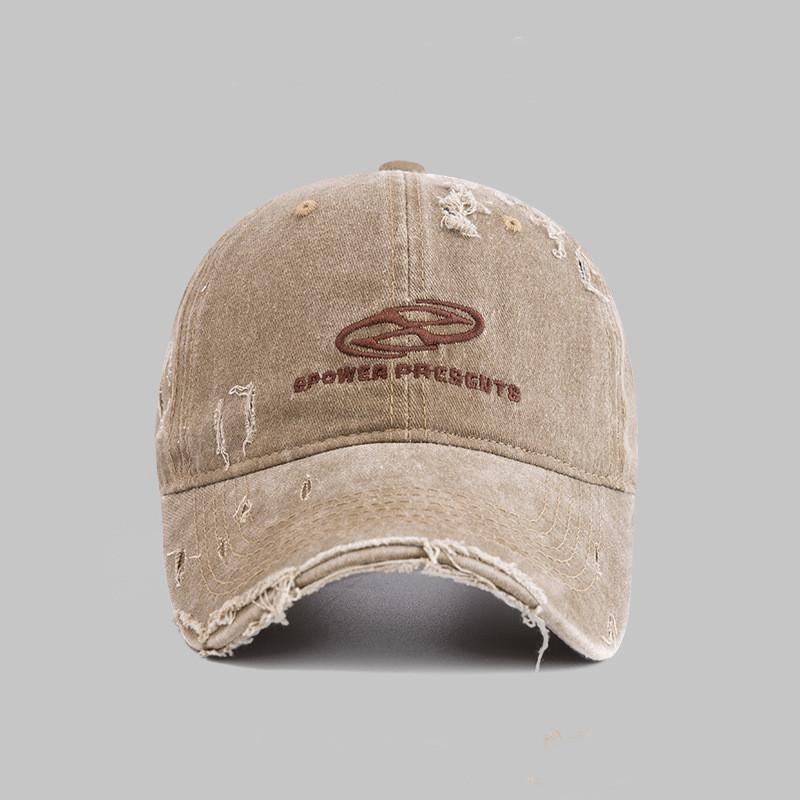 Baseball Cap Men Waterwashed Vintage Cotton Wide Brim For Casual Spring Summer