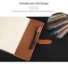 School Notebook 200 Pages Leather Cover Sewing Binding  School Supplies A5A6 Hardcover Diary Leather Diary