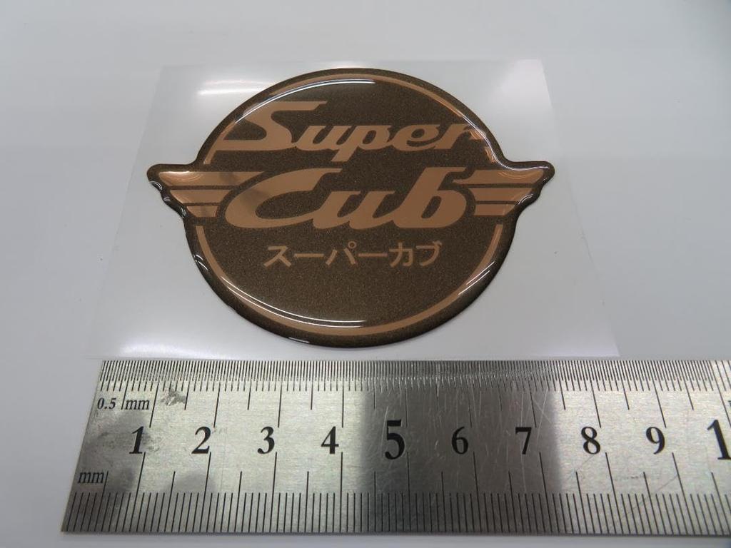 Genuine Honda Super Cub Logo 3D Sticker Leg Shield Emblem