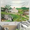 Fresh Pastoral Style Decorative Tapestry Bedroom Living Room Tapestry Home Wall Decoration Tapestry