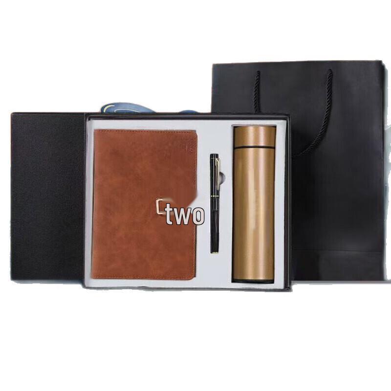 Thermos Cup Gift Set with Notebook and Pen