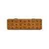 MCM Visetos Leather Messenger Crossbody Bag with Gold Hardware for Daily & Business Use