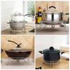 1pc Stainless Steel Pot Rack Heat Insulated Stand For Kitchen Storage Steam Holder Rustproof Waterproof Organizer Gadget