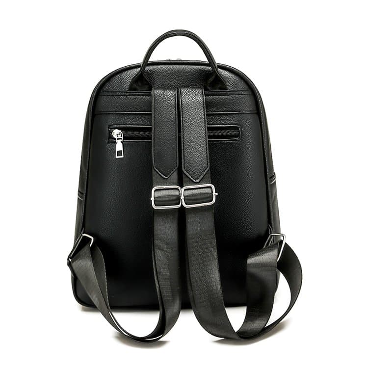 Letter embossed backpack large capacity student backpack