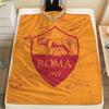 Associazione Sportiva Roma2 Flannel Blanket, High quality Comfortable for All Seasons, Home Decor, Warmth and Comfort