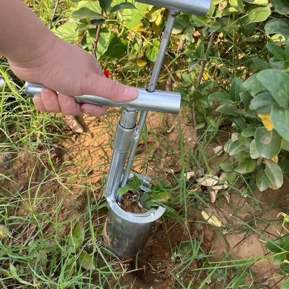 Durable Planting Tool Stainless Steel Bulb Planter Tool Seedling Transplanter  Gardening