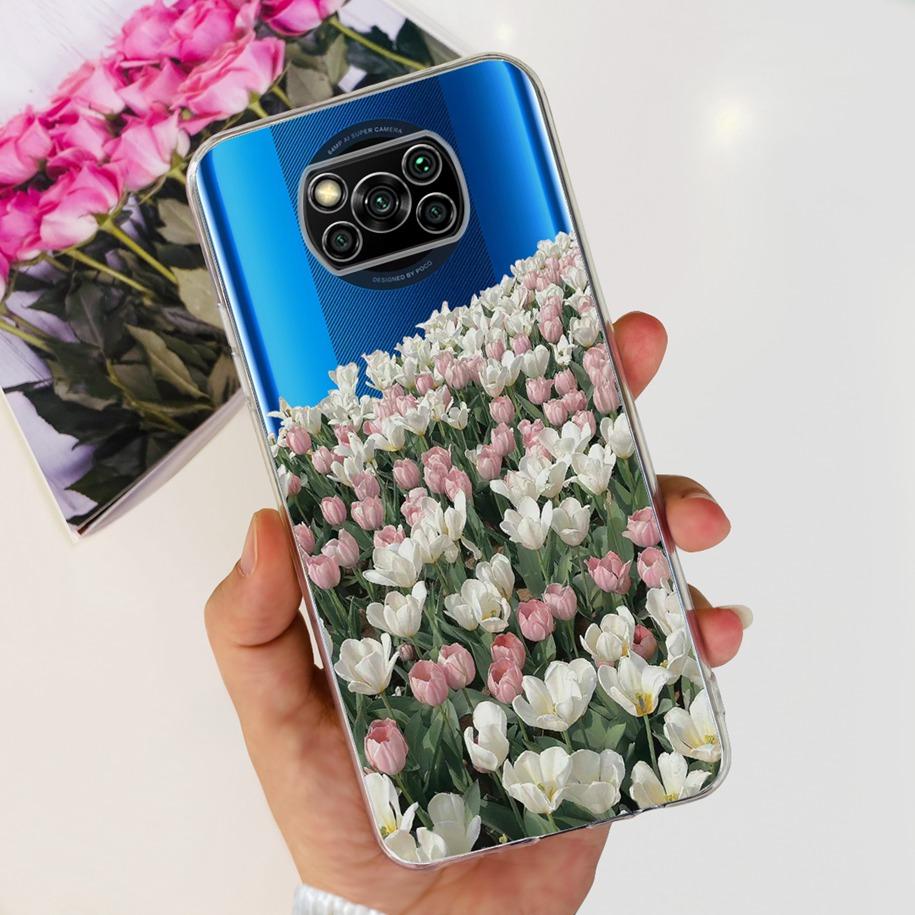 Case For Xiaomi Poco X3 Pro Pocox3 X 3 NFC Cover Cute Astronaut Butterfly Bumper Soft Silicone Protective Funda For Poco X3 Capa