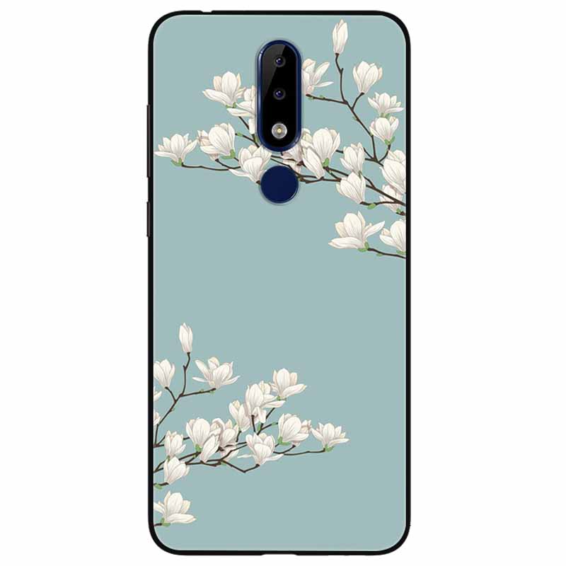 For Nokia 5.1 Plus Case Soft Silicone Cartoon Fashion TPU Phone Cases for Nokia X5 Cover 5.1Plus Cute for NokiaX5 Protective