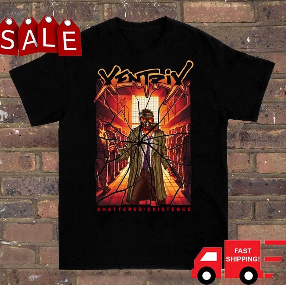 

Футболка XENTRIX Band - Shattered 2024 Классическая Черная Унисекс S-5XL TU134 Унисекс Футболка S