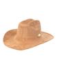 Yunibeosyeolkemiseuteuli Wire Cowboy Suede Beige Long Fedora Fedora