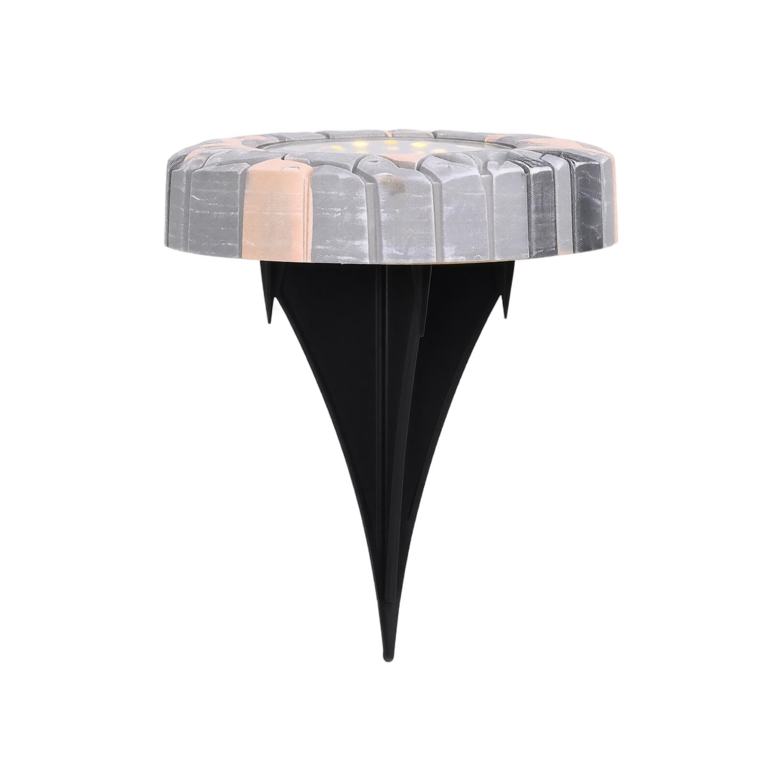 LED Ground Lights, Round Disk In-Ground Lights for Garden, Yard, Decoration (Pack of 1) One Size