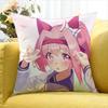 Haru U-Urara U-Umamusume   Various Sizes Square Pillow Case For Car Home Bedchamber Decor