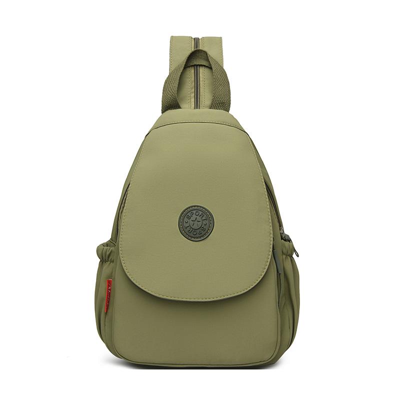 

Многофункциональная сумка кроссбоди, нагрудная сумка, боковой рюкзак, с регулируемым плечевым ремнем, застежкой-молнией, подходит для повседневного использования. армия зеленый