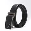 Men'S Belt No Standard Casual Belt Foreign Trade Youth Simple Automatic Buckle Imitation Leather Iron Buckle Belt