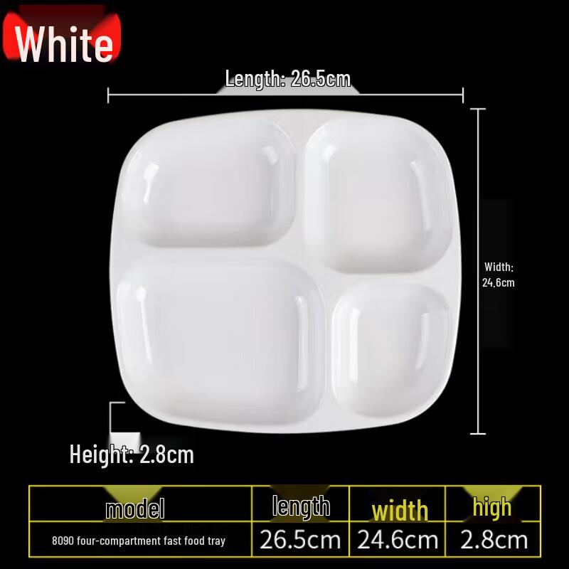 

Melamine Divided Serving Plate
