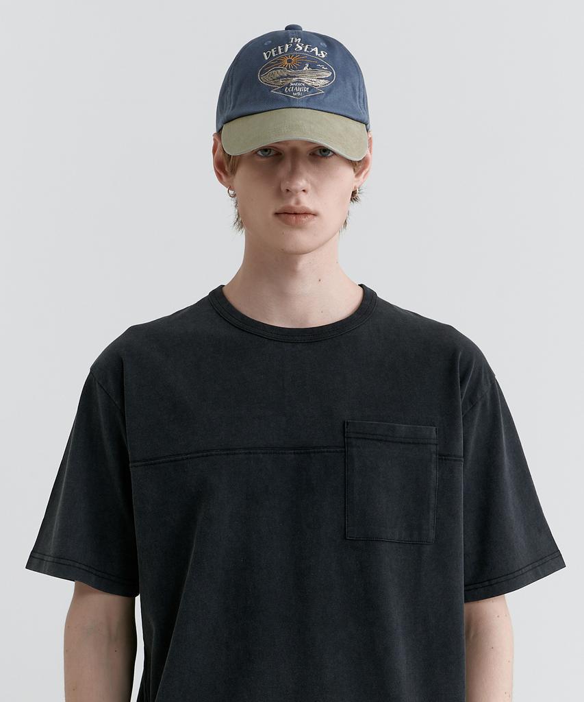 MAGOODGAN Headwear 9322 Pigment Deep Sea Blue Ball Cap