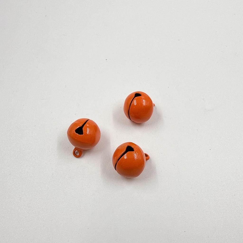 14mm Candy Color Painted Metal Bell Keychain Pendant - DIY Jewelry Accessory