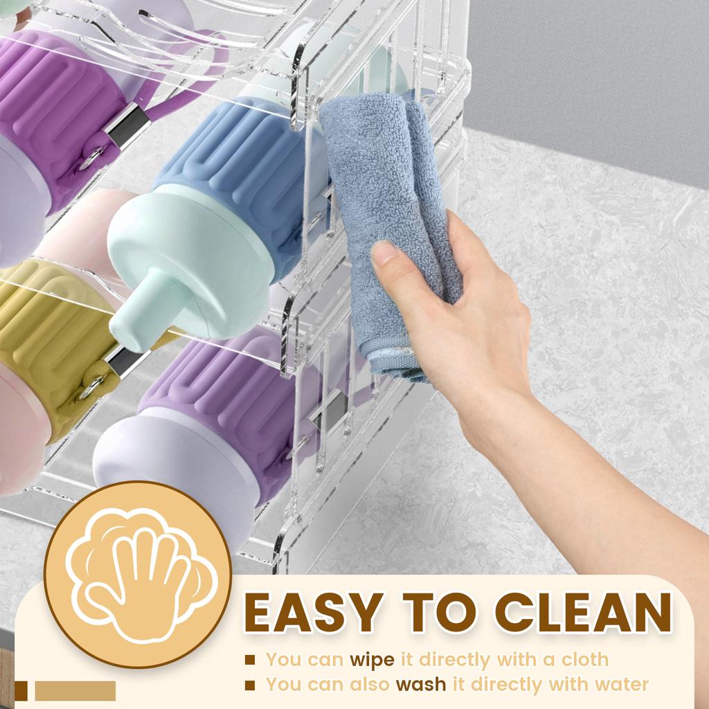 6/10 Bottle Holders Wine Rack Kitchen Water Bottle Red Wine Shelf Cup Storage Shelf Pantry Bar Display Organizer Stand Rack