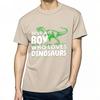 Soft Teeshirts Unisex Short Sleeve Tshirt Vintage Just A Boy Who Loves Dinosaurs Cool Unisex Teeshirt Relaxed Fit Tshirt