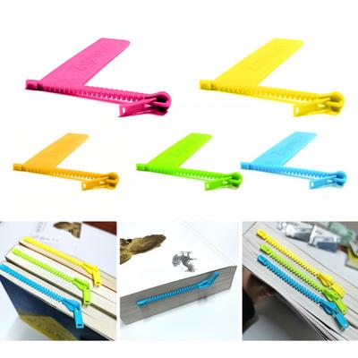 Bookmark Creative Zipper Shape Bookmark Bright Color Durable Unique Design Book Marker School