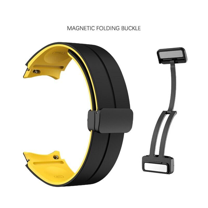 Original Strap for Samsung Watch 4 40mm 44mm 5Pro 45mm 42 46 Band Magnetic Buckle for Galaxy Watch 6 Classic 43mm 47mm Bracelet