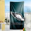 Philadelphia Eagles Asciugamano da Spiaggia Personalizzabile con Nome Asciugatura Rapida Morbida Microfibra