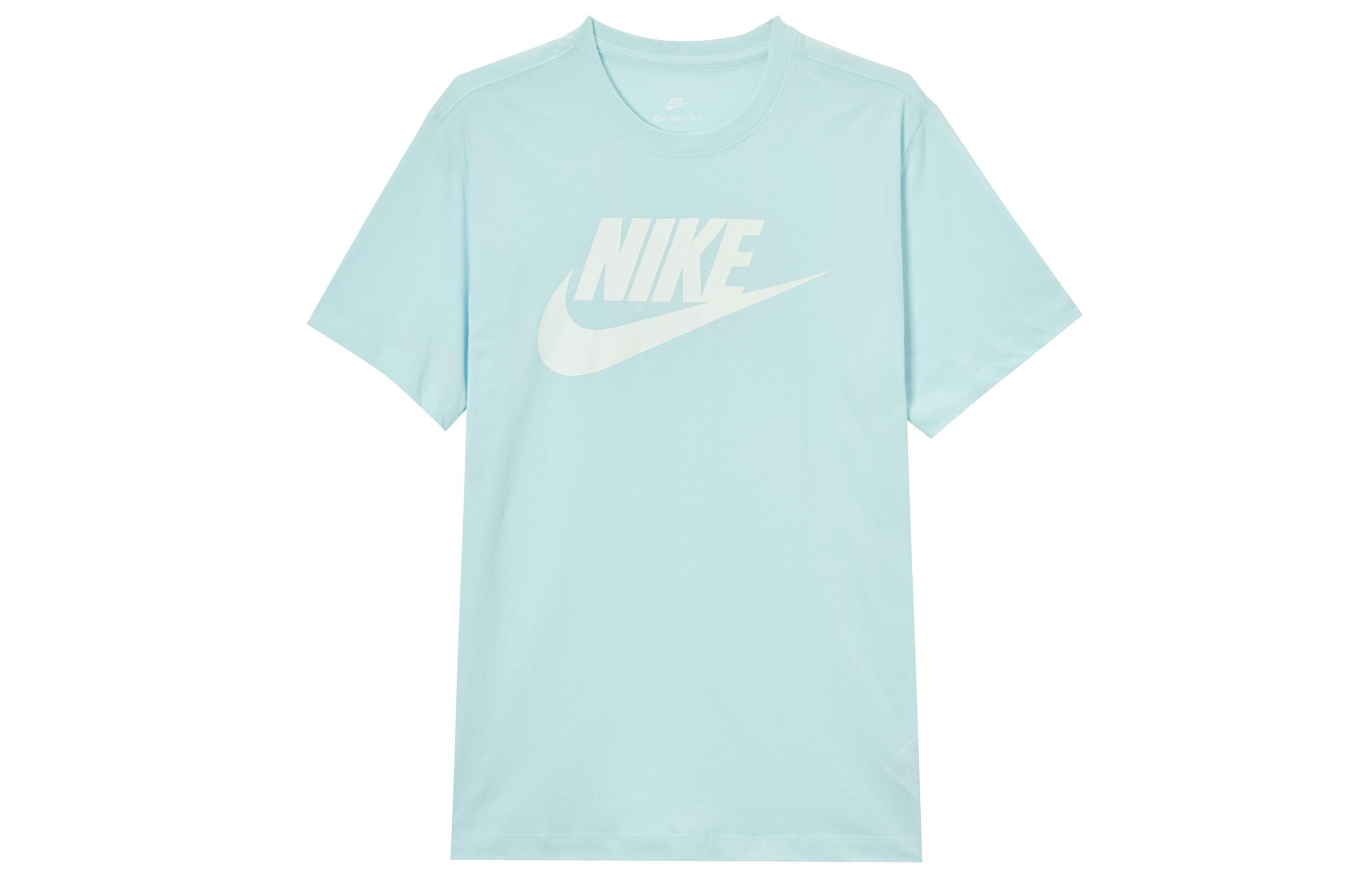 Nike Sportswear SS25 T Shirt Men s Aqua Blue AR5005-474 M