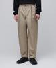 Semi-Balloon Belted Chino Pants [Beige]