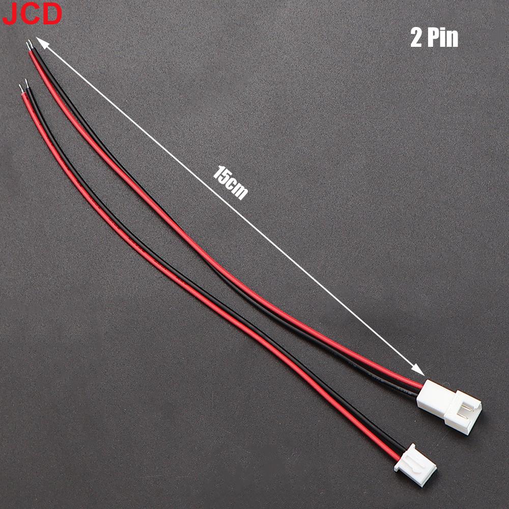 

JCD 10Pairs Micro JST XH 2.54 2P 3P 4P 5P 6PIN Male Female Plug Connector 2.54mm Pitch With Wire Cable Battery Charging Cable
