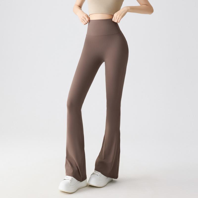 

Женские брюки для йоги микро-клеш: Высокая талия, Летняя одежда, Контроль живота, Подтяжка бедер, Эластичный, Утягивающий, Фитнес, Расклешенный стиль. M (Recommended Weight: 40-50 kg)