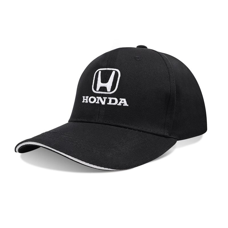 Car Logo Embroidery Baseball Cap Adjustable Casual Sunscreen Hats Sports Caps For Honda Civic Fit Jazz Accord Pilot CRV Odyssey
