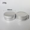 50PCS 10g 30g 50g 100g Aluminum Tin Jars Empty Cosmetics Container Metal Candle Jars with Lids Lip Balm Pot Face Eye Cream Box