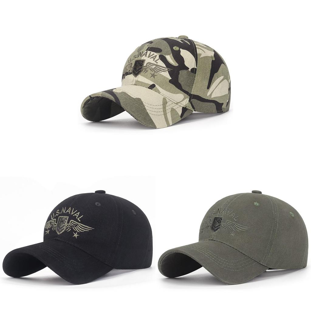 Cotton Camouflage Baseball Cap For Men And Women With Sun Protection For Outdoor Activities