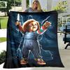 Horror movie Cult of Chucky printing blanket warm blanket soft and comfortable blanket Home travel blanket birthday gift