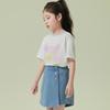 Girls' Skirt-Style Denim Shorts