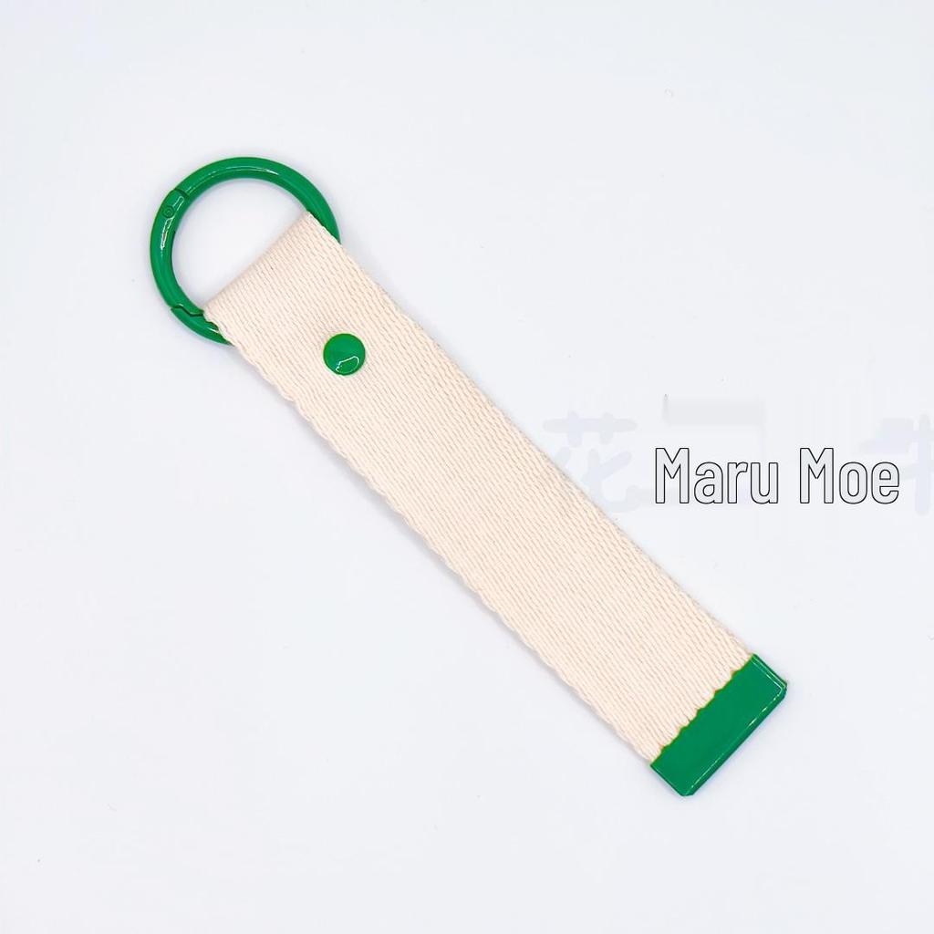 3.2CM Wide INS Style DIY Canvas Keychain Embroidered Name Tag