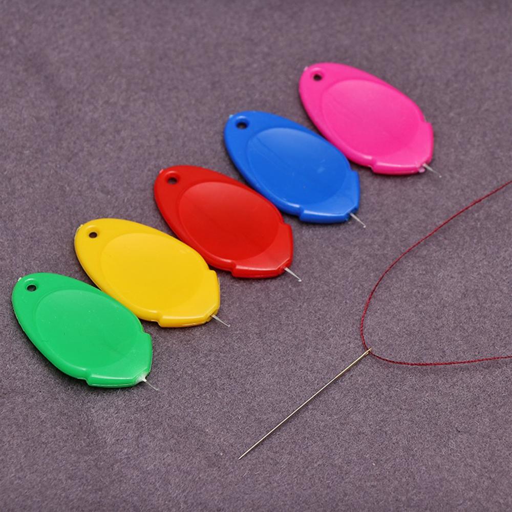 10Pcs Needle Threader Small Needle Eye Threader Tool Easy Threader for Machine and Hand Sewing Crafting