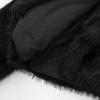 Individual Style Coat Auutmn Winter Lady Cardigan Faux Fur Thickened Plush Turn-down Jacket Collar Pure Color Long Sleeves Solid Women