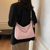 2025 new simple single shoulder oblique span bag to work commuter women's bag fashionable and casual large-capacity tote bag women