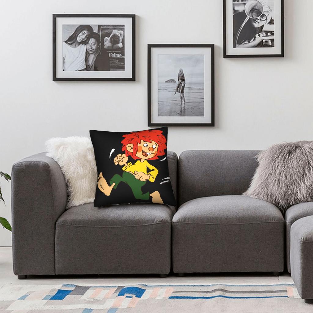 Pillow Cover P-Pumuckls Funny Pillow Case For Sofa Home Decor Pillowcases