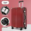 20-Inch High-Capacity Aluminum Frame Suitcase for Business, Travel, and Fashion