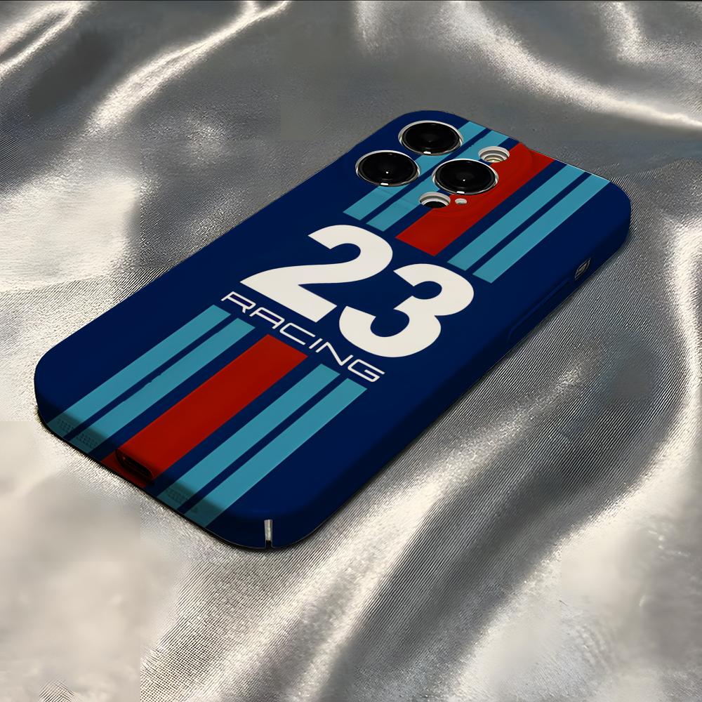 Racing Martinis Handyhülle Für iPhone 16 Pro Max 15 Pro 13 14 12 11 8 7 Plus X XR XS Max All-Inclusive-Abdeckung
