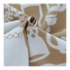 IKS Chudyed Tenugui Made In Japan 34 X 88cm Cafe Au Lait "Coffee Beige" 100% Cotton Prime Fabric (Uncut)
