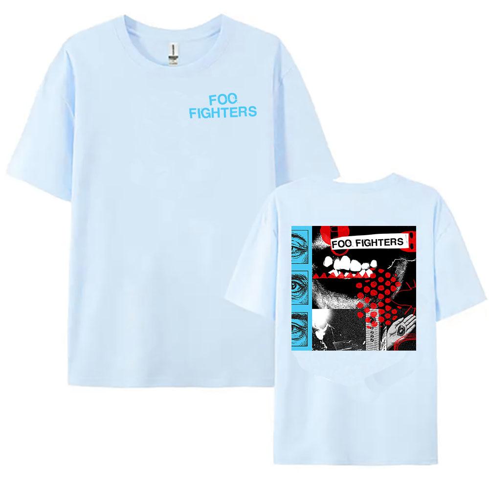 

Foo Fighters Your Favorite Toy T-shirt O-neck Summer Short Sleeve Mens Tees Design Rock Band Graphic Print Tshirts Fashion Top M