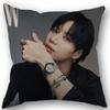 Taemin Kpop Star Pillowcase High Quality Home Textile Cotton Linen Fabric 45x45cm One Side Decoration Pillow Cover New 0519