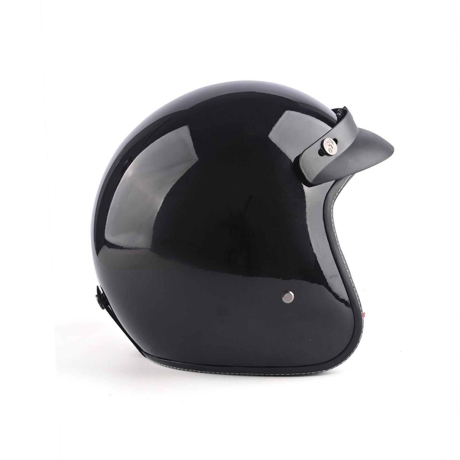 3C Certified Retro 3/4 Safety Helmet for Motorcycles & Electric Scooters – Unisex, All-Season Large