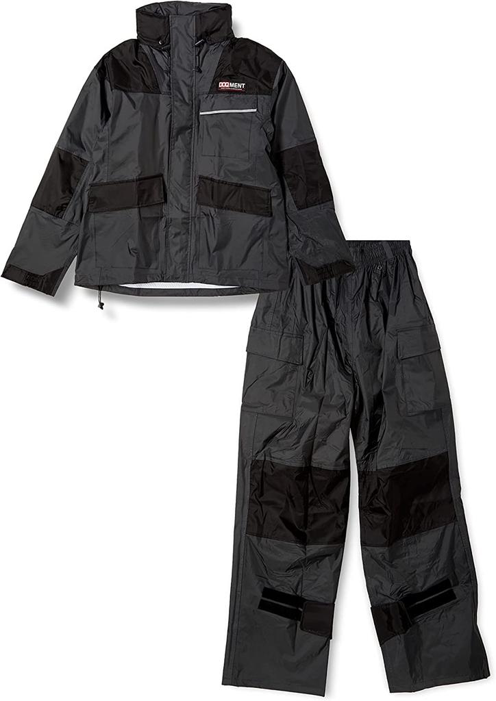 Hard Rainwear Waterproof and for 4L [Document] Set, Water-Repellent, Work, Charcoal,