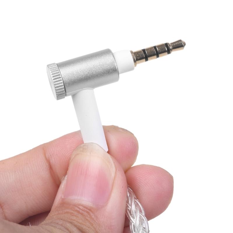 QDC Connectors Headphone AUX Cable Earphone Wire Line 3.5mm Port for QDC Pin Earpiece Better Sound Quality