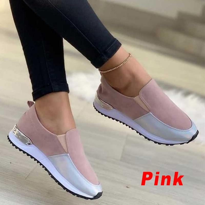2021 Moda donna Punta rotonda Colore abbinamento Scarpe casual sportive  all'aperto piatte Plus Taglia 36-43 acquista in modo economico — spedizione  gratuita, recensioni reali con foto — Joom